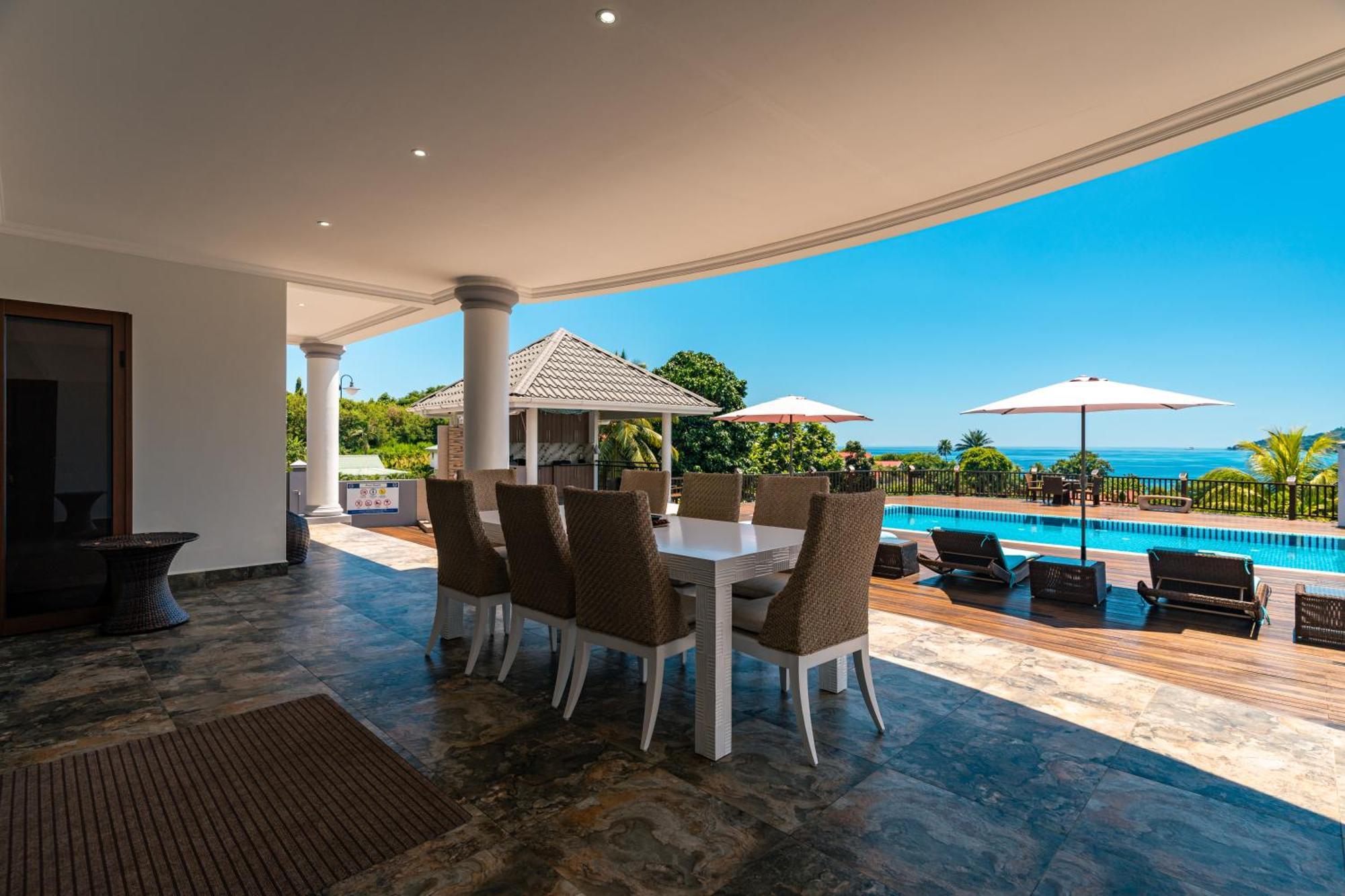 D'Offay Seaview Apartments Beau Vallon  Exteriör bild
