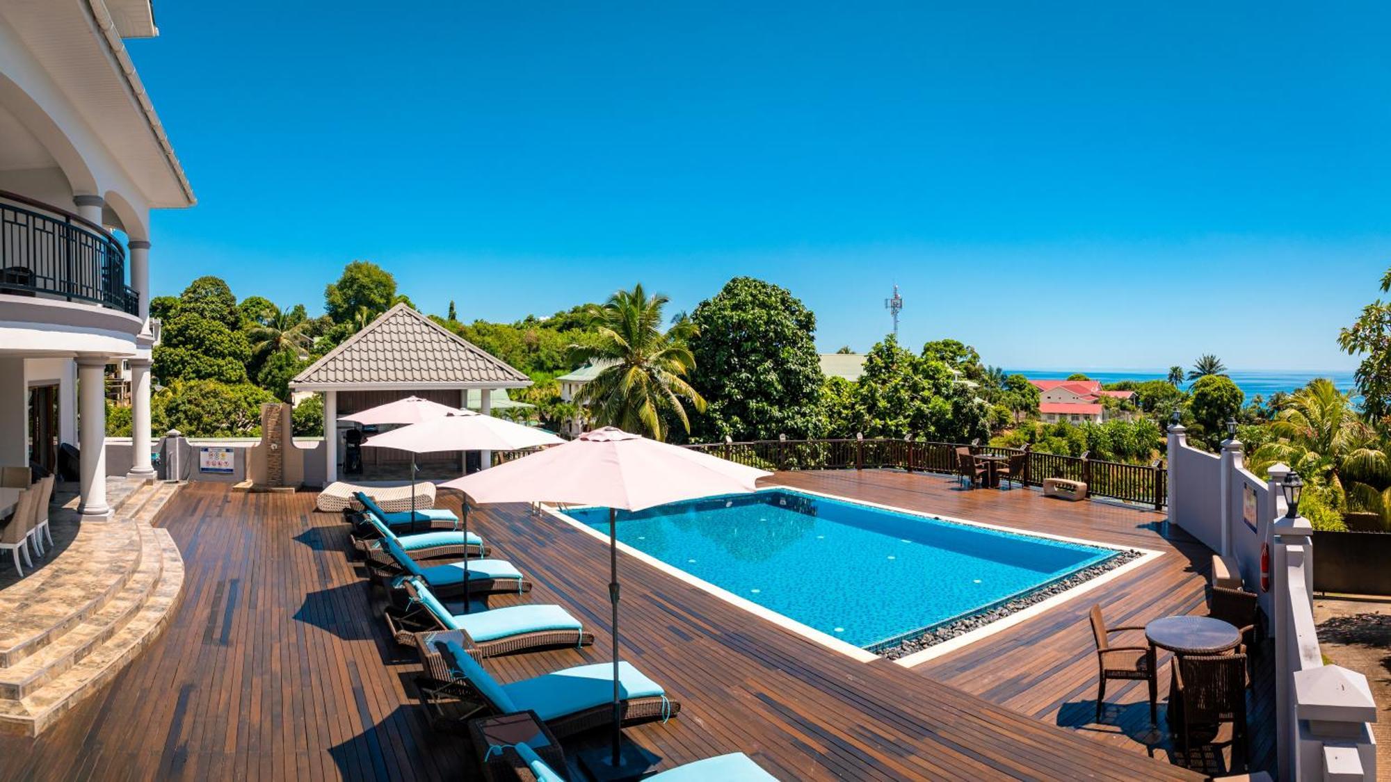 D'Offay Seaview Apartments Beau Vallon  Exteriör bild